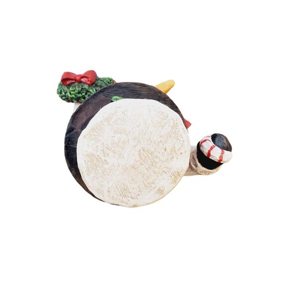 Snow Country Christmas 2018 Resin Snowman Shelf Sitter Adult's 10" Holiday Decor - Picture 6 of 10